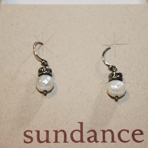Sundance freshwater pearl earrings